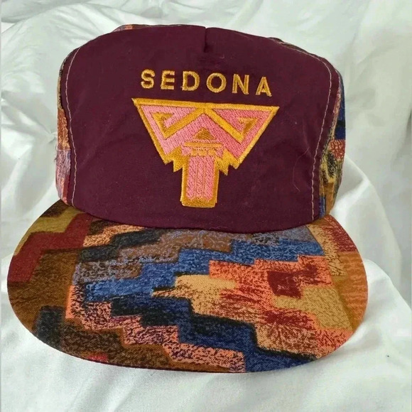 Vintage 90’s Sedona Arizona Snap back Hat Sport America Made in USA Adjustable - Picture 11 of 11